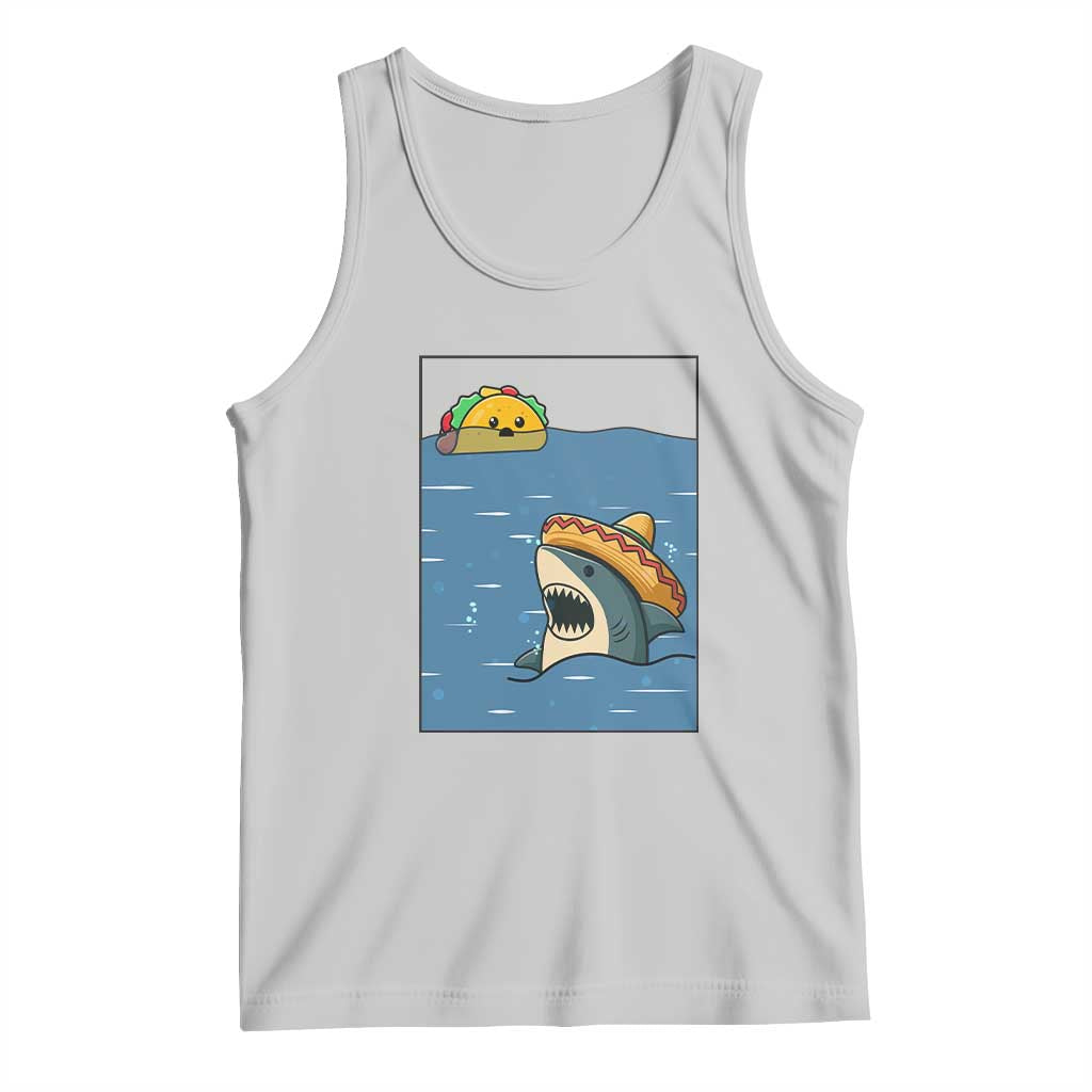 Tacos Lover Tank Top Funny Shark Humor Foodie Gift - Wonder Print Shop