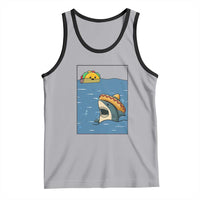 Tacos Lover Tank Top Funny Shark Humor Foodie Gift - Wonder Print Shop