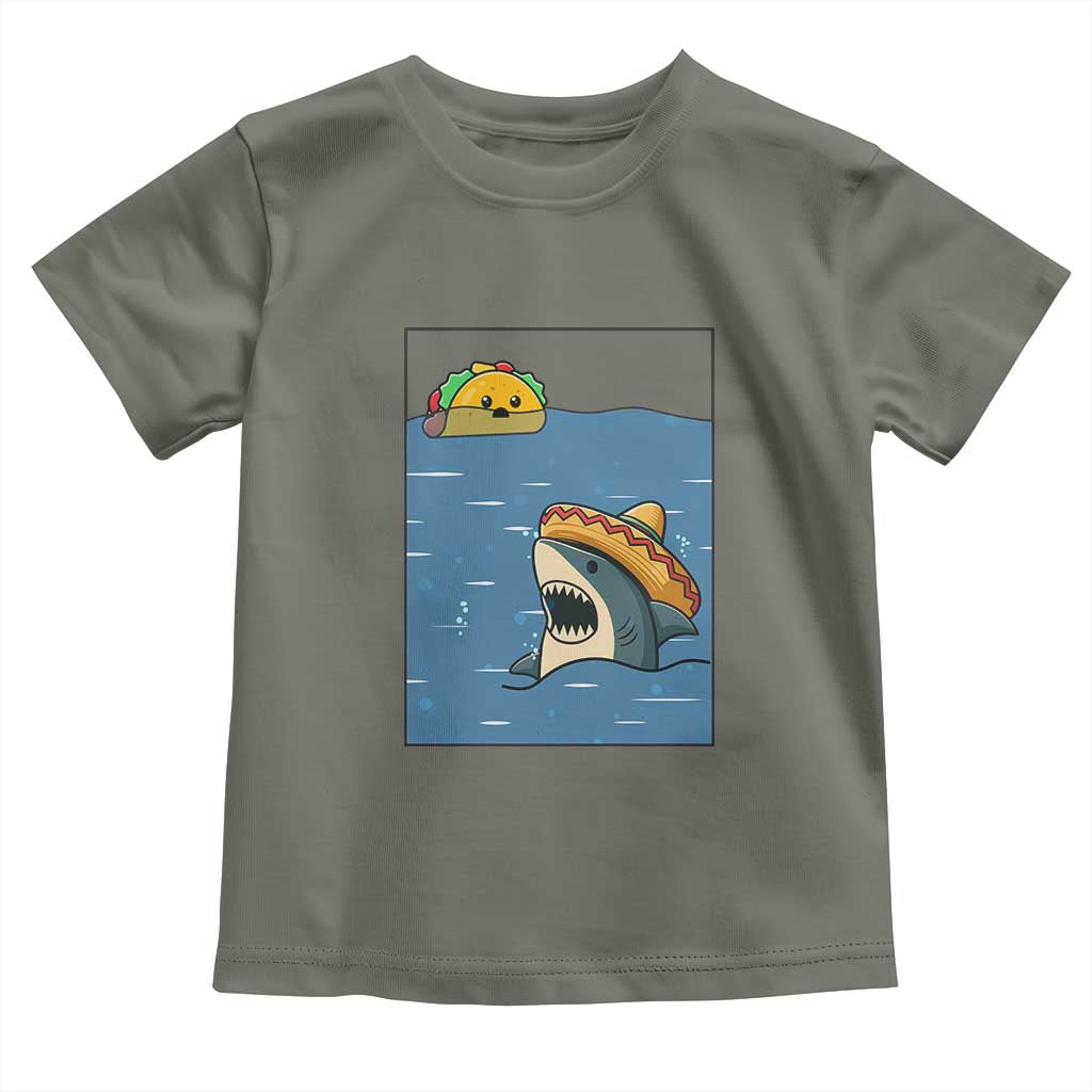Tacos Lover Toddler T Shirt Funny Shark Humor Foodie Gift - Wonder Print Shop