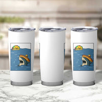 Tacos Lover Tumbler Cup Funny Shark Humor Foodie Gift