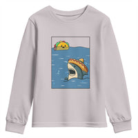 Tacos Lover Youth Sweatshirt Funny Shark Humor Foodie Gift - Wonder Print Shop