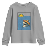 Tacos Lover Youth Sweatshirt Funny Shark Humor Foodie Gift - Wonder Print Shop