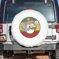 Mexican Food Lover Gift Spare Tire Cover Funny Shark Eating Tacos - Wonder Print Shop