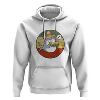 Mexican Food Lover Gift Hoodie Funny Shark Eating Tacos - Wonder Print Shop