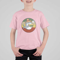 Mexican Food Lover Gift T Shirt For Kid Funny Shark Eating Tacos - Wonder Print Shop