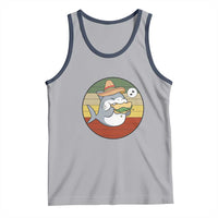 Mexican Food Lover Gift Tank Top Funny Shark Eating Tacos - Wonder Print Shop