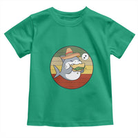 Mexican Food Lover Gift Toddler T Shirt Funny Shark Eating Tacos - Wonder Print Shop