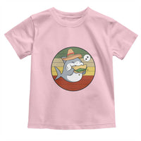Mexican Food Lover Gift Toddler T Shirt Funny Shark Eating Tacos - Wonder Print Shop