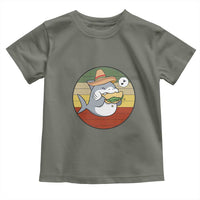 Mexican Food Lover Gift Toddler T Shirt Funny Shark Eating Tacos - Wonder Print Shop