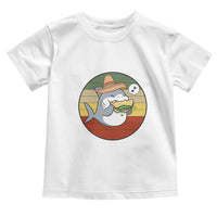 Mexican Food Lover Gift Toddler T Shirt Funny Shark Eating Tacos - Wonder Print Shop