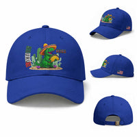 Mexican Food Lover Gift Baseball Cap Funny Dinosaur Taco Saurus
