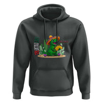 Mexican Food Lover Gift Hoodie Funny Dinosaur Taco Saurus - Wonder Print Shop