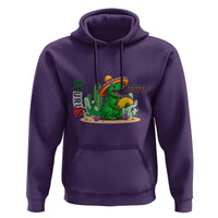 Mexican Food Lover Gift Hoodie Funny Dinosaur Taco Saurus - Wonder Print Shop