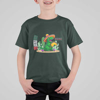 Mexican Food Lover Gift T Shirt For Kid Funny Dinosaur Taco Saurus - Wonder Print Shop