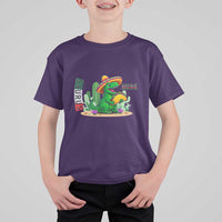 Mexican Food Lover Gift T Shirt For Kid Funny Dinosaur Taco Saurus - Wonder Print Shop