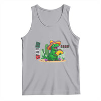 Mexican Food Lover Gift Tank Top Funny Dinosaur Taco Saurus - Wonder Print Shop