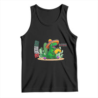 Mexican Food Lover Gift Tank Top Funny Dinosaur Taco Saurus - Wonder Print Shop