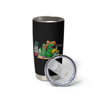 Mexican Food Lover Gift Tumbler Cup Funny Dinosaur Taco Saurus