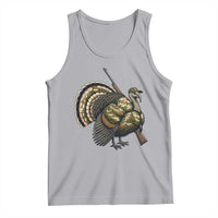 Funny Camo Turkey Hunter Rifle Gift Tank Top - Wonder Print Shop