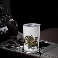 Funny Camo Turkey Hunter Rifle Gift Tumbler Cup - Wonder Print Shop