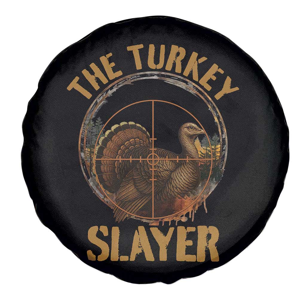 The Turkey Slayer Spare Tire Cover Funny Hunting Season Gift - Wonder Print Shop