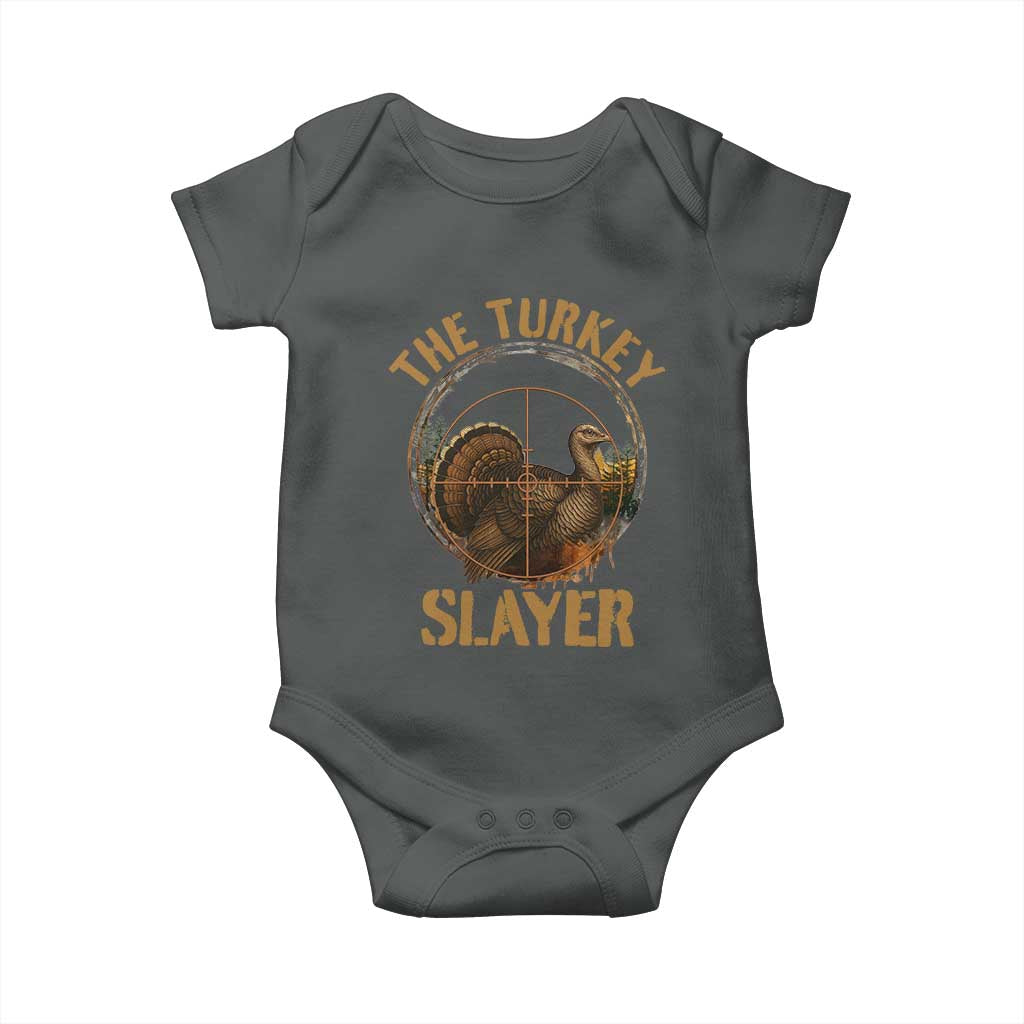 The Turkey Slayer Baby Onesie Funny Hunting Season Gift - Wonder Print Shop