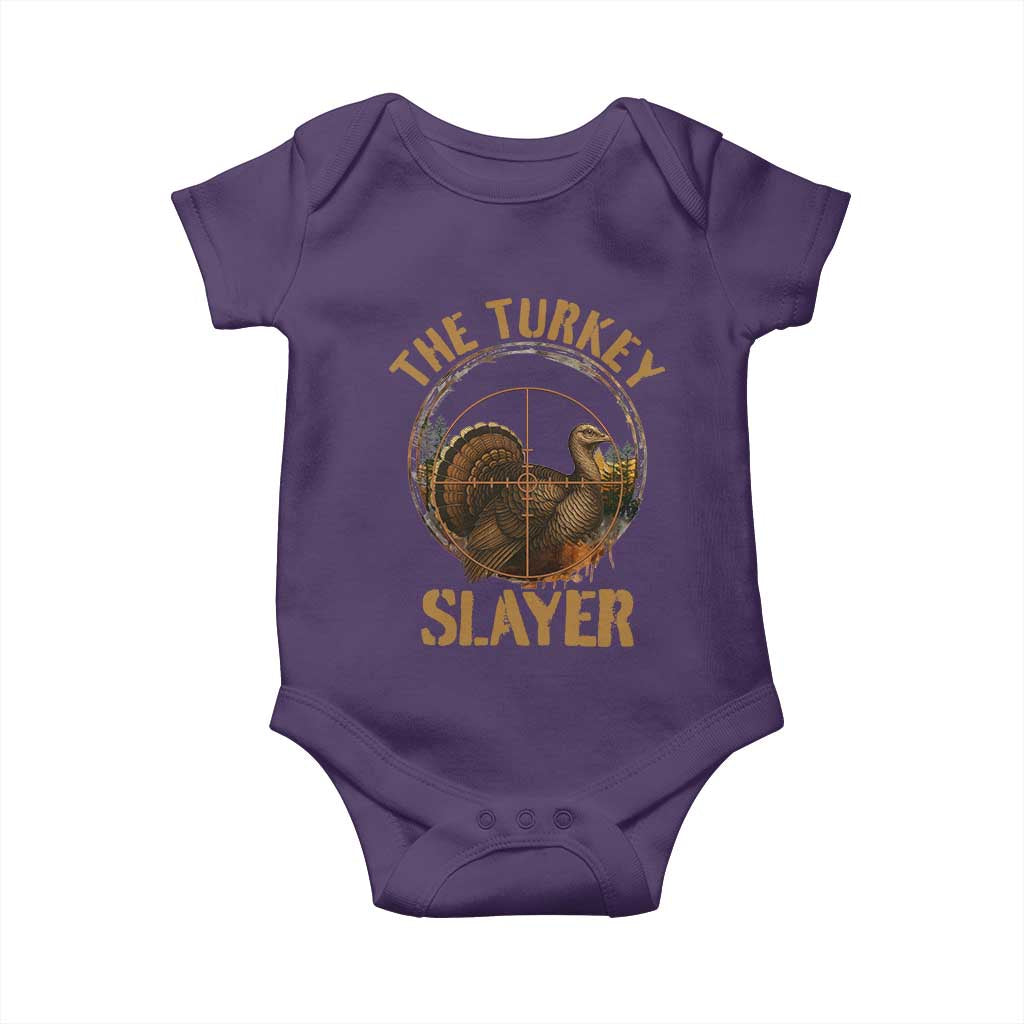 The Turkey Slayer Baby Onesie Funny Hunting Season Gift - Wonder Print Shop