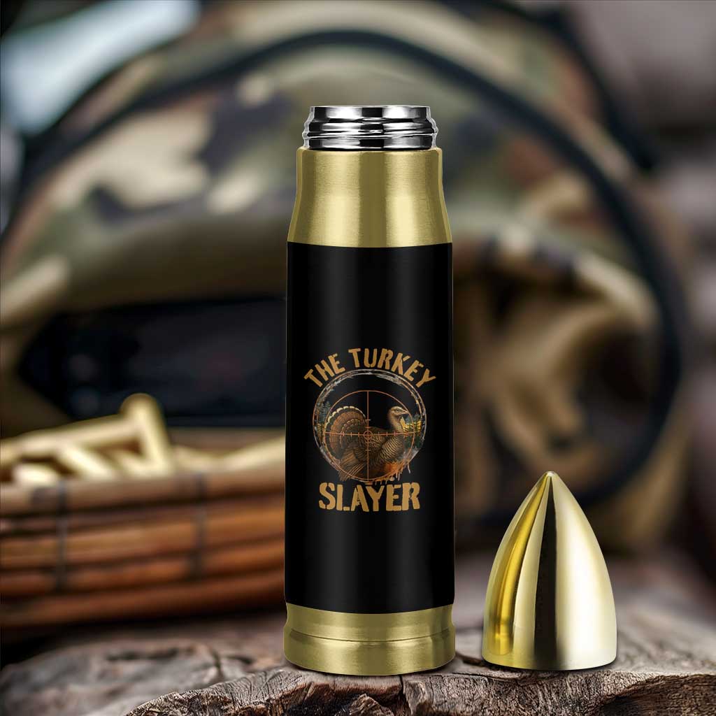 The Turkey Slayer Bullet Tumbler Funny Hunting Season Gift - Wonder Print Shop