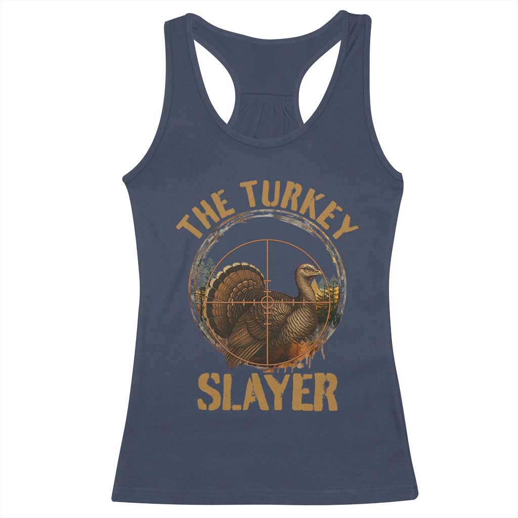 The Turkey Slayer Racerback Tank Top Funny Hunting Season Gift - Wonder Print Shop
