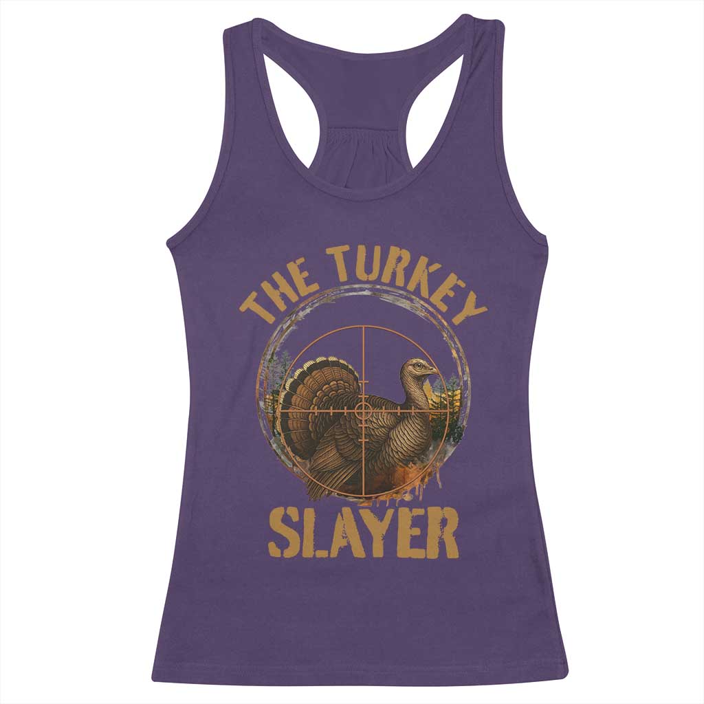The Turkey Slayer Racerback Tank Top Funny Hunting Season Gift - Wonder Print Shop