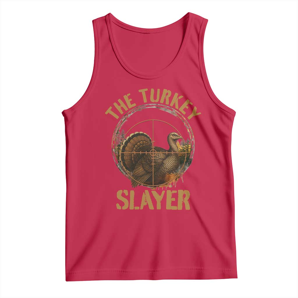 The Turkey Slayer Tank Top Funny Hunting Season Gift - Wonder Print Shop