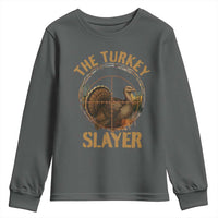 The Turkey Slayer Youth Sweatshirt Funny Hunting Season Gift - Wonder Print Shop