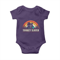 Turkey Slayer Baby Onesie Vintage Sunset Hunting Season Gift - Wonder Print Shop