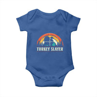 Turkey Slayer Baby Onesie Vintage Sunset Hunting Season Gift - Wonder Print Shop