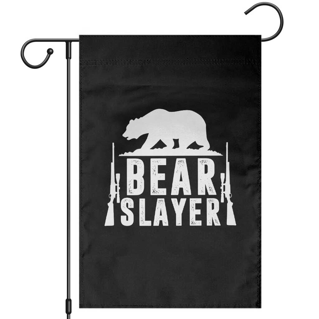 Bear Slayer Garden Flag Hunting Season Gift - Wonder Print Shop