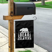 Bear Slayer Garden Flag Hunting Season Gift - Wonder Print Shop