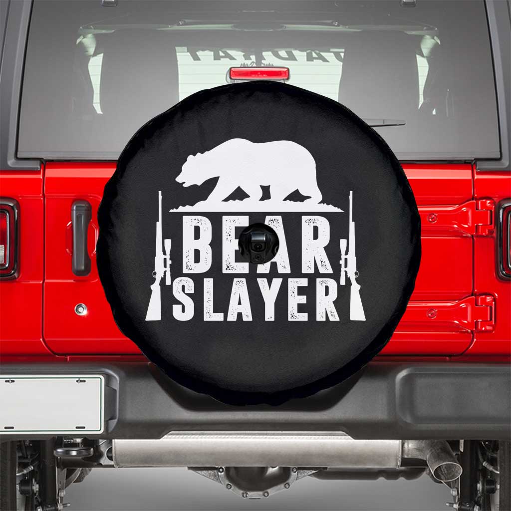 Bear Slayer Spare Tire Cover Hunting Season Gift - Wonder Print Shop