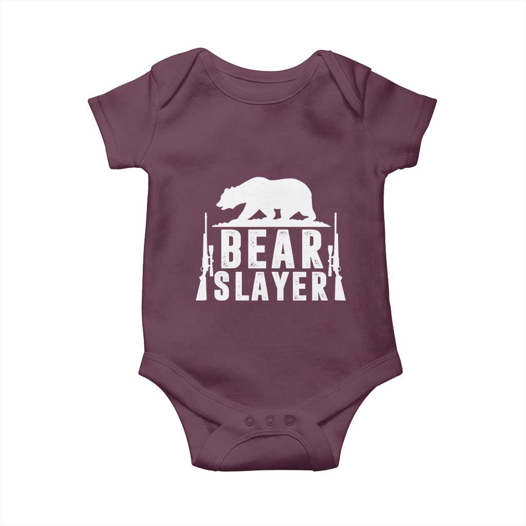 Bear Slayer Baby Onesie Hunting Season Gift - Wonder Print Shop