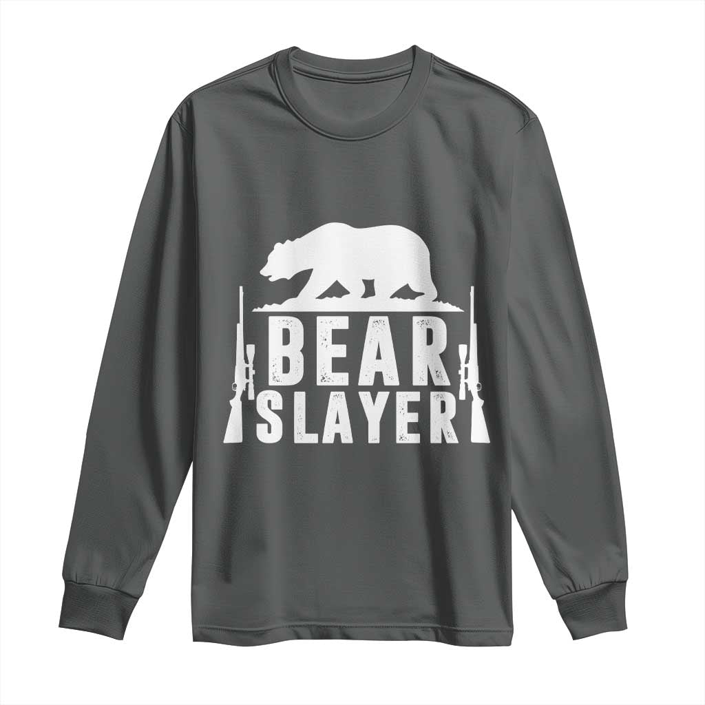 Bear Slayer Long Sleeve Shirt Hunting Season Gift - Wonder Print Shop