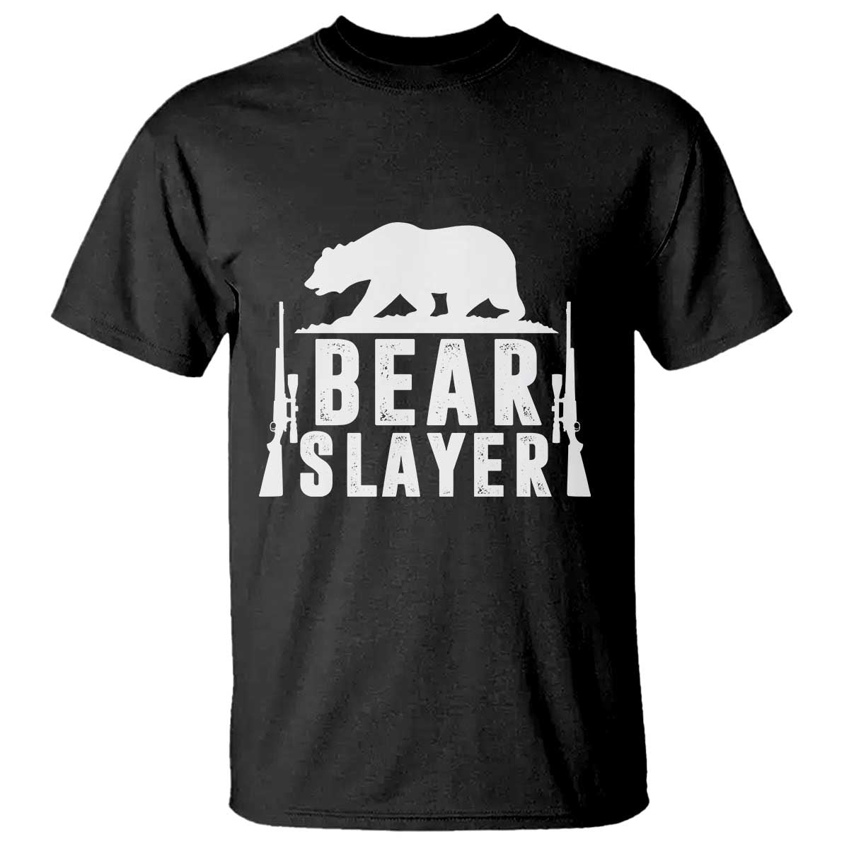 Bear Slayer T Shirt Hunting Season Gift - Wonder Print Shop
