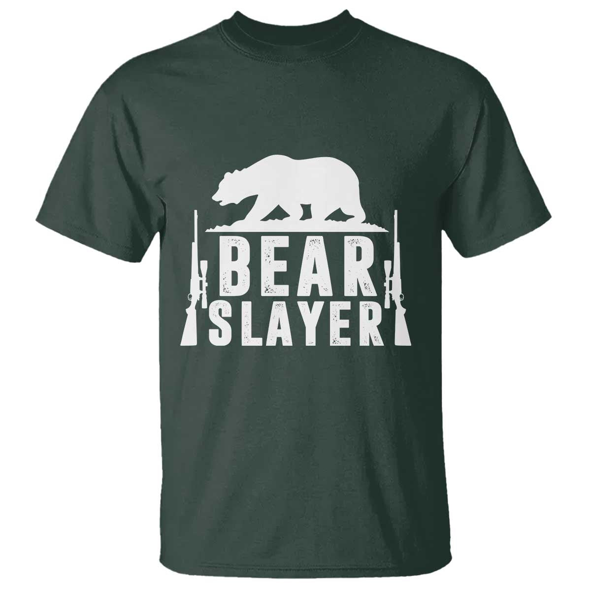 Bear Slayer T Shirt Hunting Season Gift - Wonder Print Shop