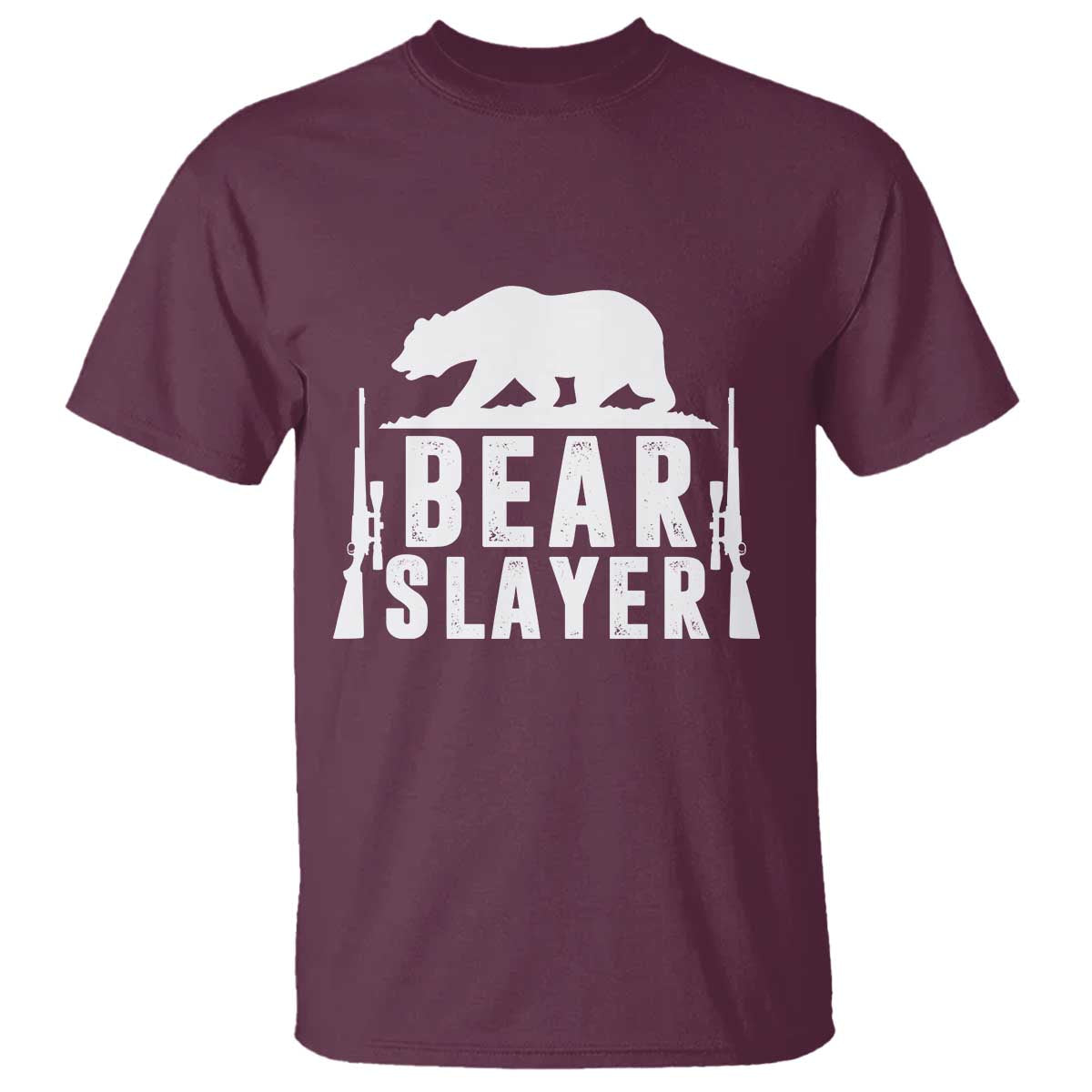 Bear Slayer T Shirt Hunting Season Gift - Wonder Print Shop