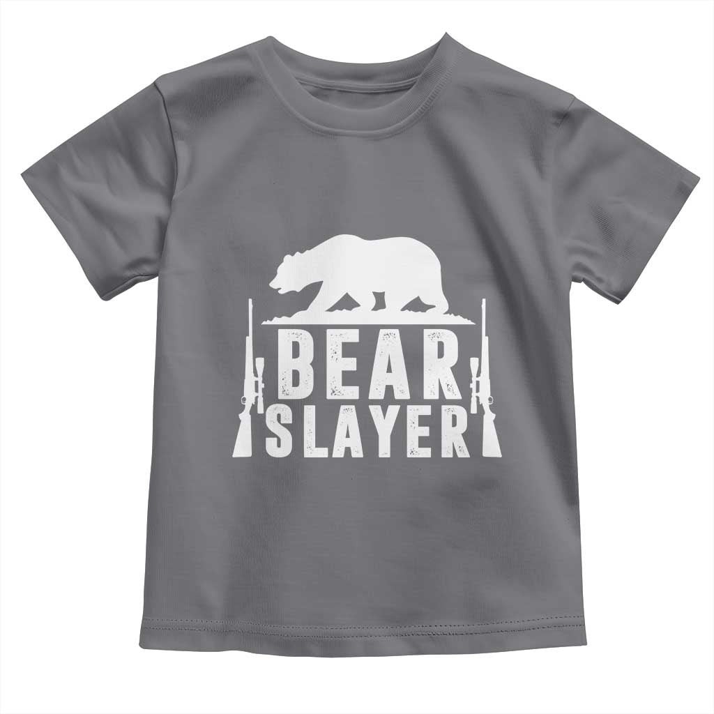 Bear Slayer Toddler T Shirt Hunting Season Gift - Wonder Print Shop