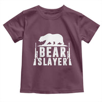 Bear Slayer Toddler T Shirt Hunting Season Gift - Wonder Print Shop