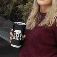 Bear Slayer Tumbler Cup Hunting Season Gift - Wonder Print Shop