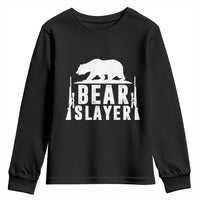 Bear Slayer Youth Sweatshirt Hunting Season Gift - Wonder Print Shop