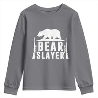 Bear Slayer Youth Sweatshirt Hunting Season Gift - Wonder Print Shop