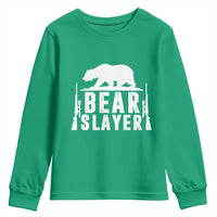 Bear Slayer Youth Sweatshirt Hunting Season Gift - Wonder Print Shop