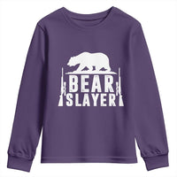 Bear Slayer Youth Sweatshirt Hunting Season Gift - Wonder Print Shop