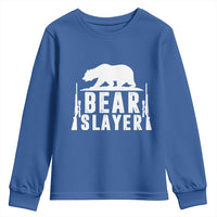 Bear Slayer Youth Sweatshirt Hunting Season Gift - Wonder Print Shop